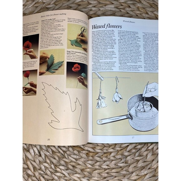 Curated Lot of 4 Vintage Flower/Nature Subject Stack of Books for Shelf/Table - Picture 12 of 15